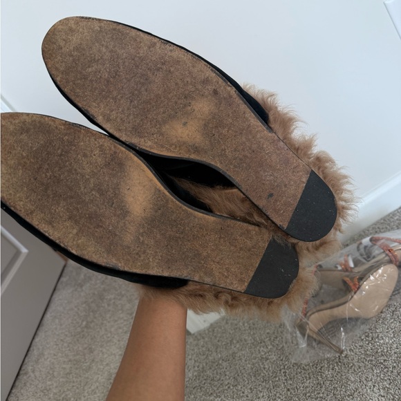 Gucci Black and Brown Fur-Lined Men's Loafers - Picture 8 of 8